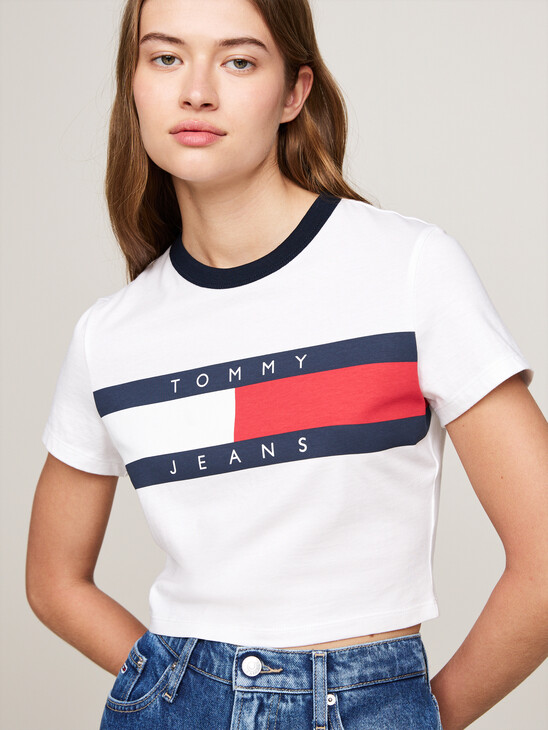 Cropped Slim T-Shirt