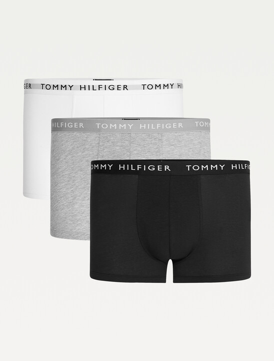 3-Pack Essential Logo Waistband Trunks