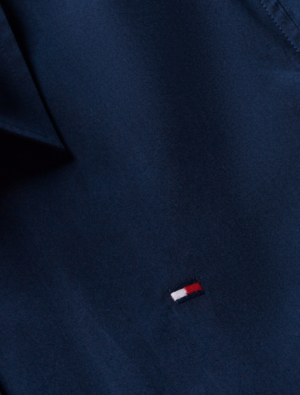 Poplin Relaxed Shirt Dress, Dark Night Navy, hi-res