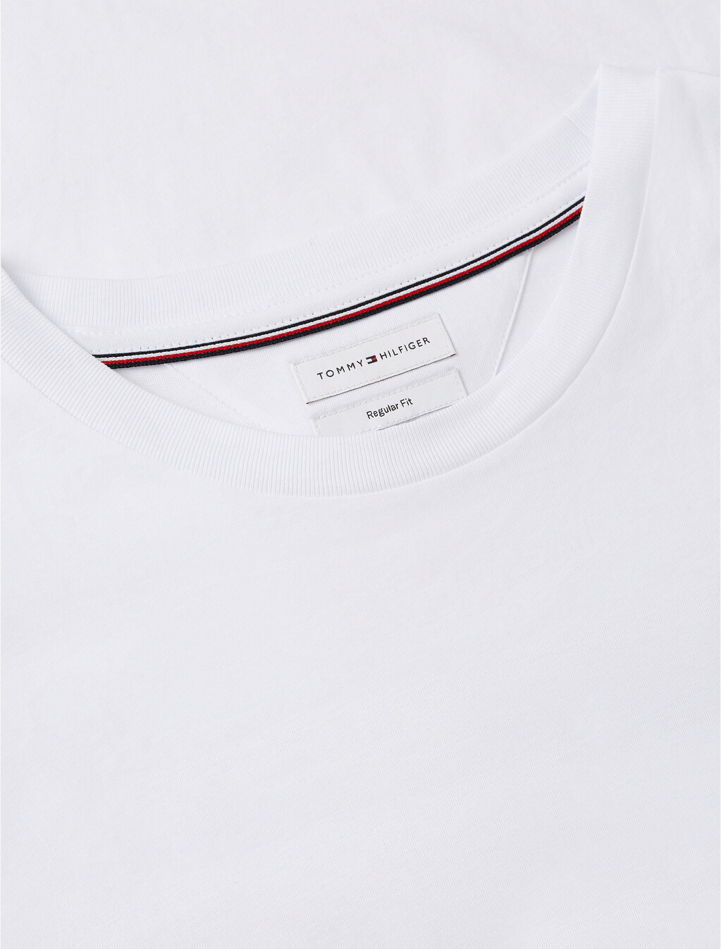 Back Flag Graphic Crew Neck T-Shirt, White, hi-res