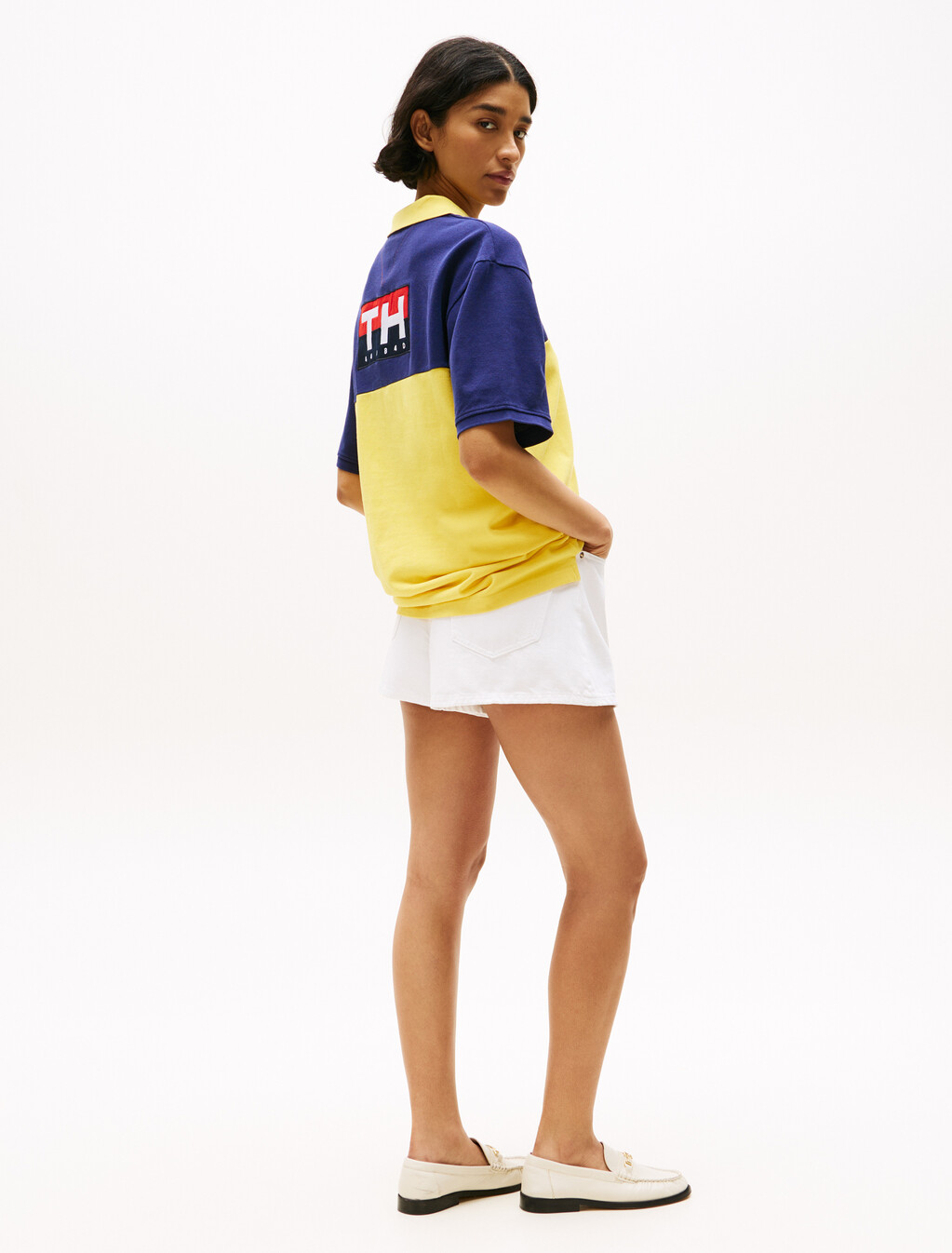 Hilfiger Sailing Back Logo Polo Shirt, Soft Sunflower, hi-res