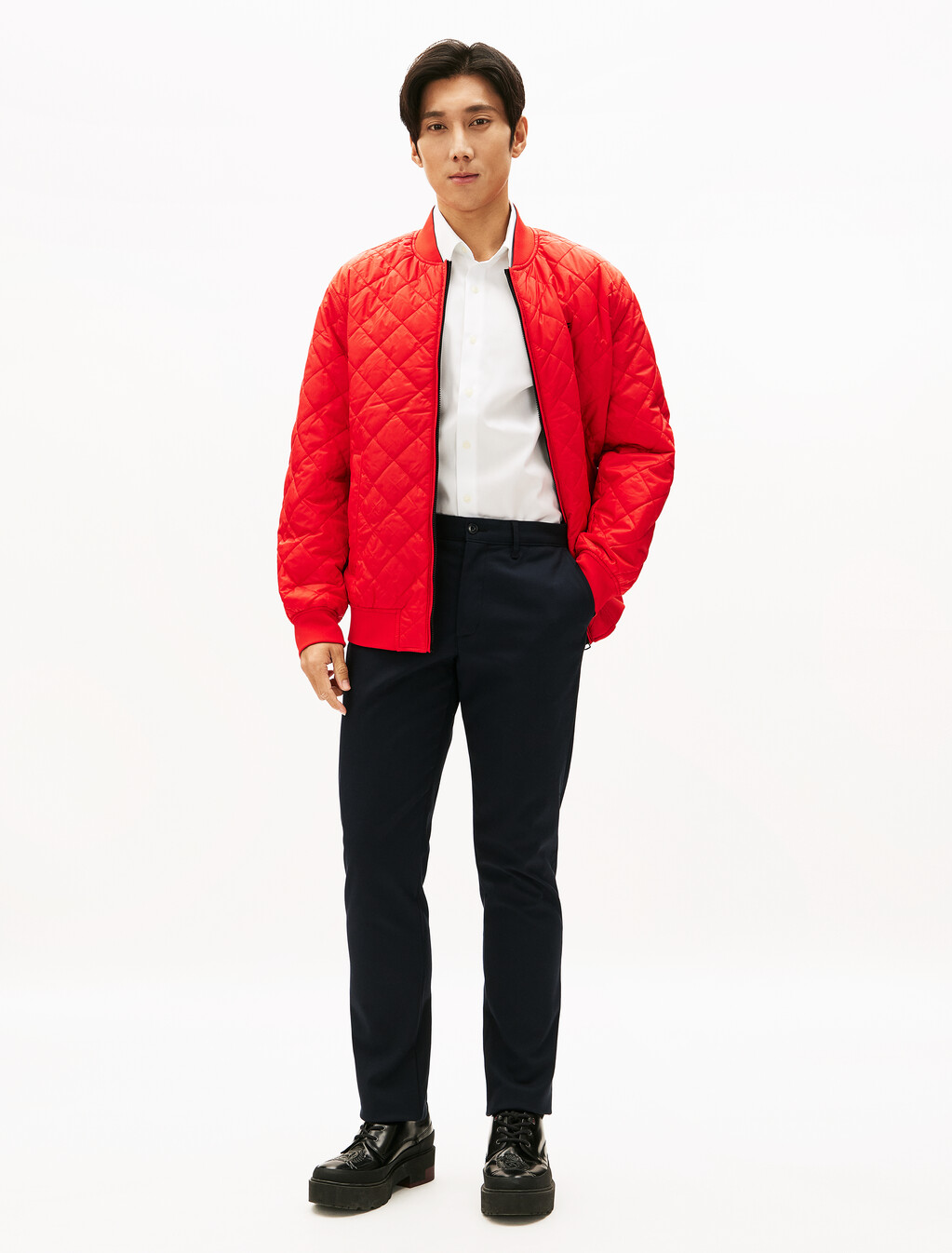 Non Iron Long Sleeve Shirt, Th Optic White, hi-res