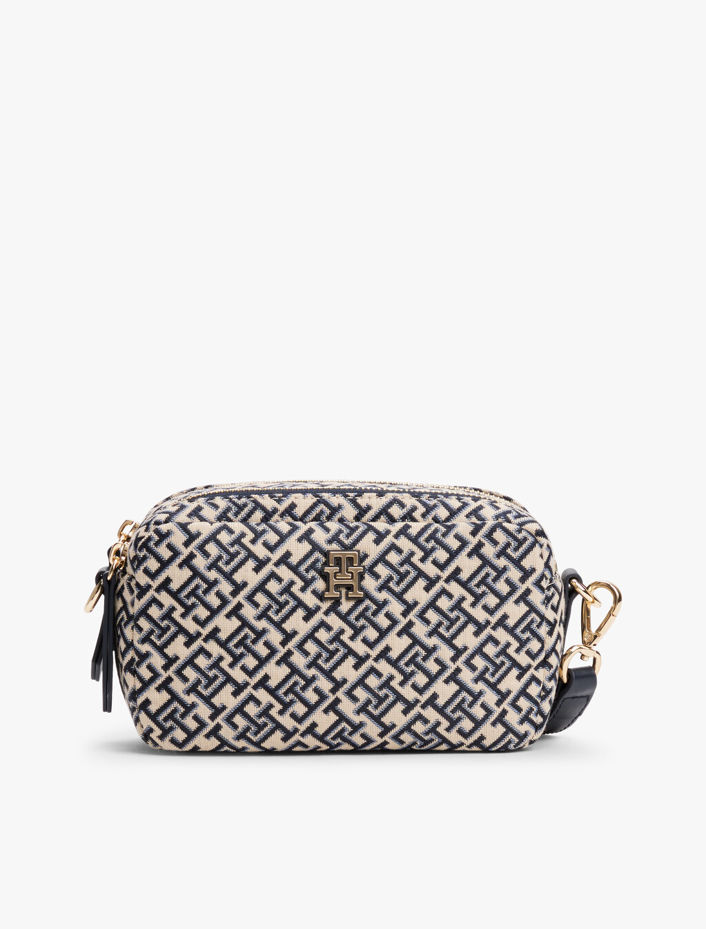 TH Monogram Jacquard Camera Bag, Space Blue, hi-res