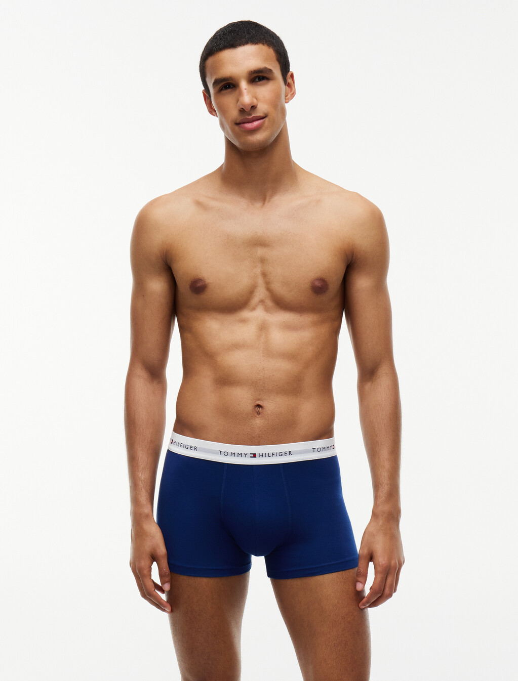 3-Pack Signature Repeat Logo Waistband Trunks, Noctur Purple/Antique Blue/Burgundy, hi-res