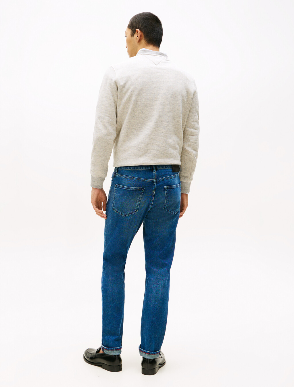 Denton Straight Recycled Cotton Jeans, Oliver Blue, hi-res