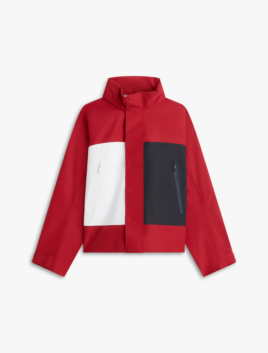 Waterproof Colour-Blocked Relaxed Regatta Jacket, Regatta Red, hi-res