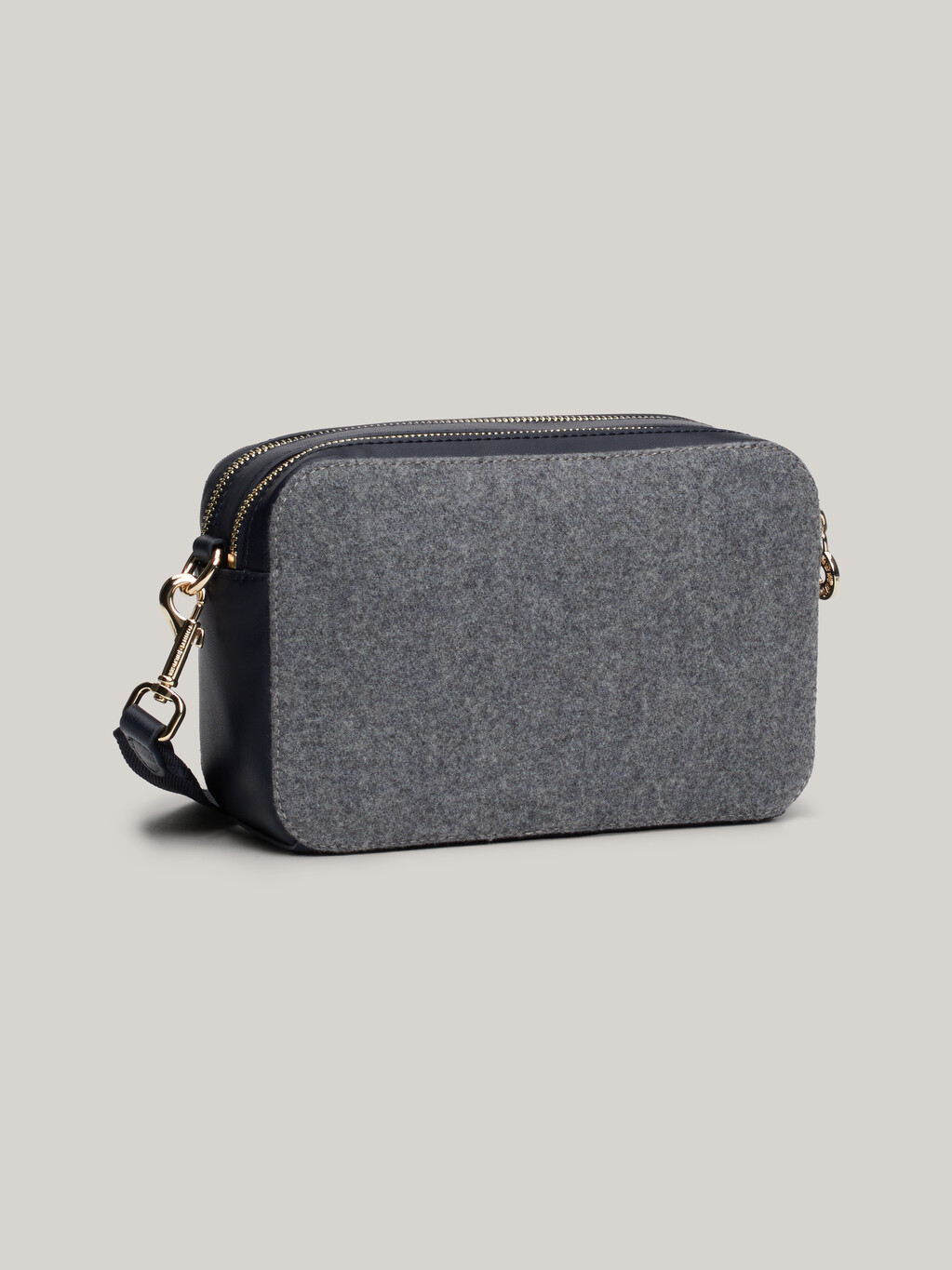 TH Monogram Wool Blend Camera Bag, Mid Grey Heather, hi-res