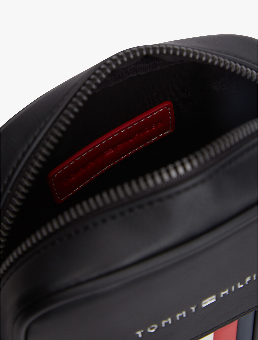 Signature Tape Crossbody Reporter Bag, Black, hi-res