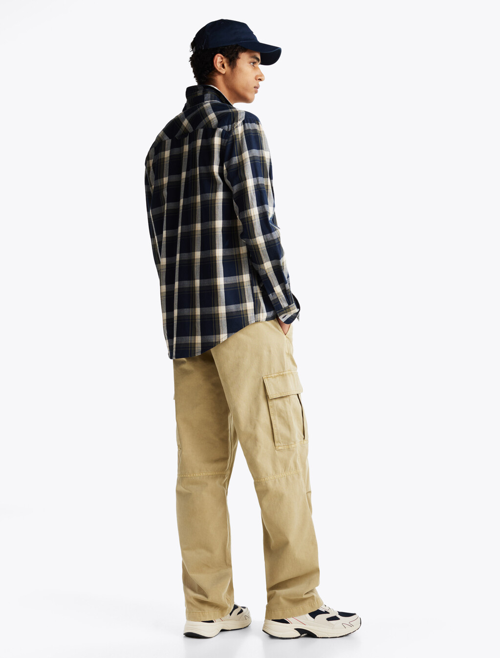 Check Flannel Shirt, Dark Night Navy Check, hi-res