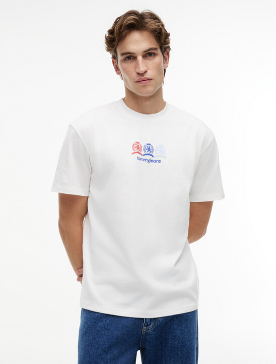 Back Repeat Crest Logo Relaxed T-Shirt