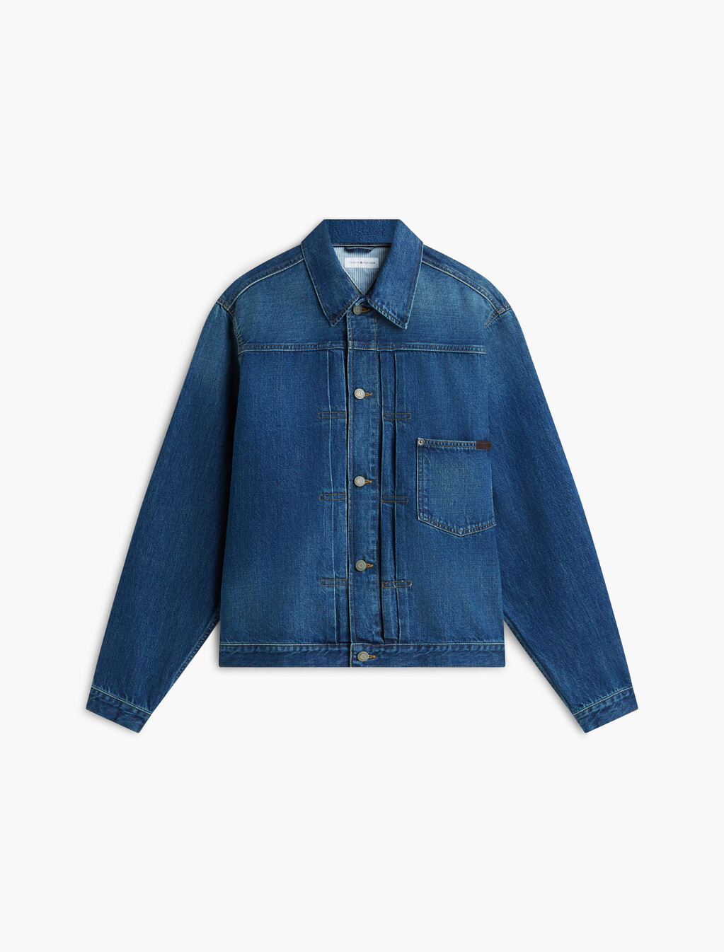 Regular Denim Jacket, Sebas Indigo, hi-res