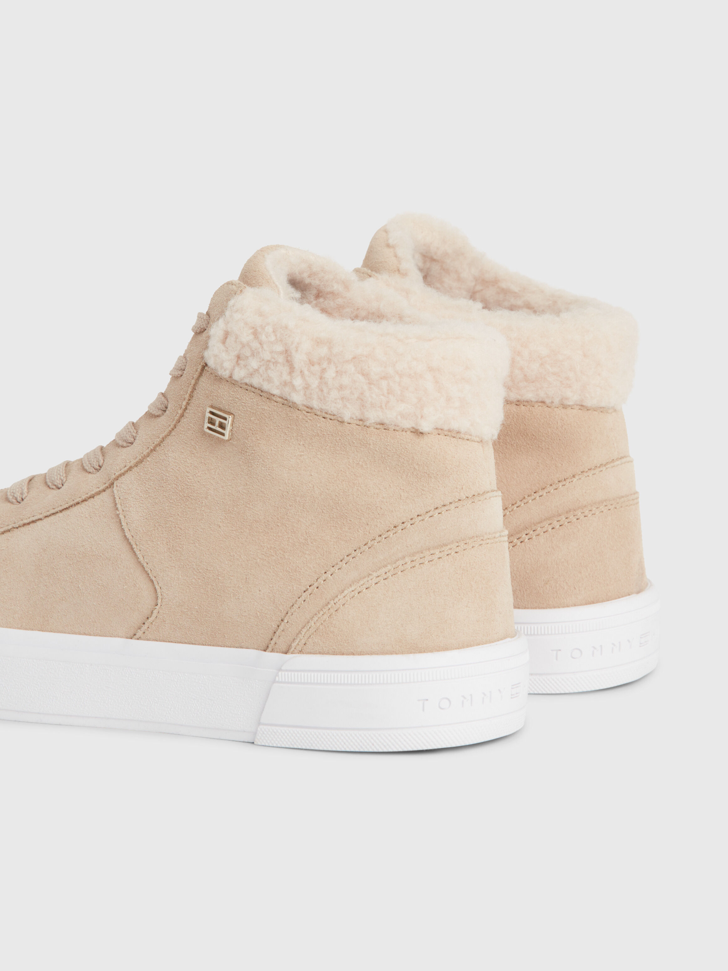 Suede High Top Trainers