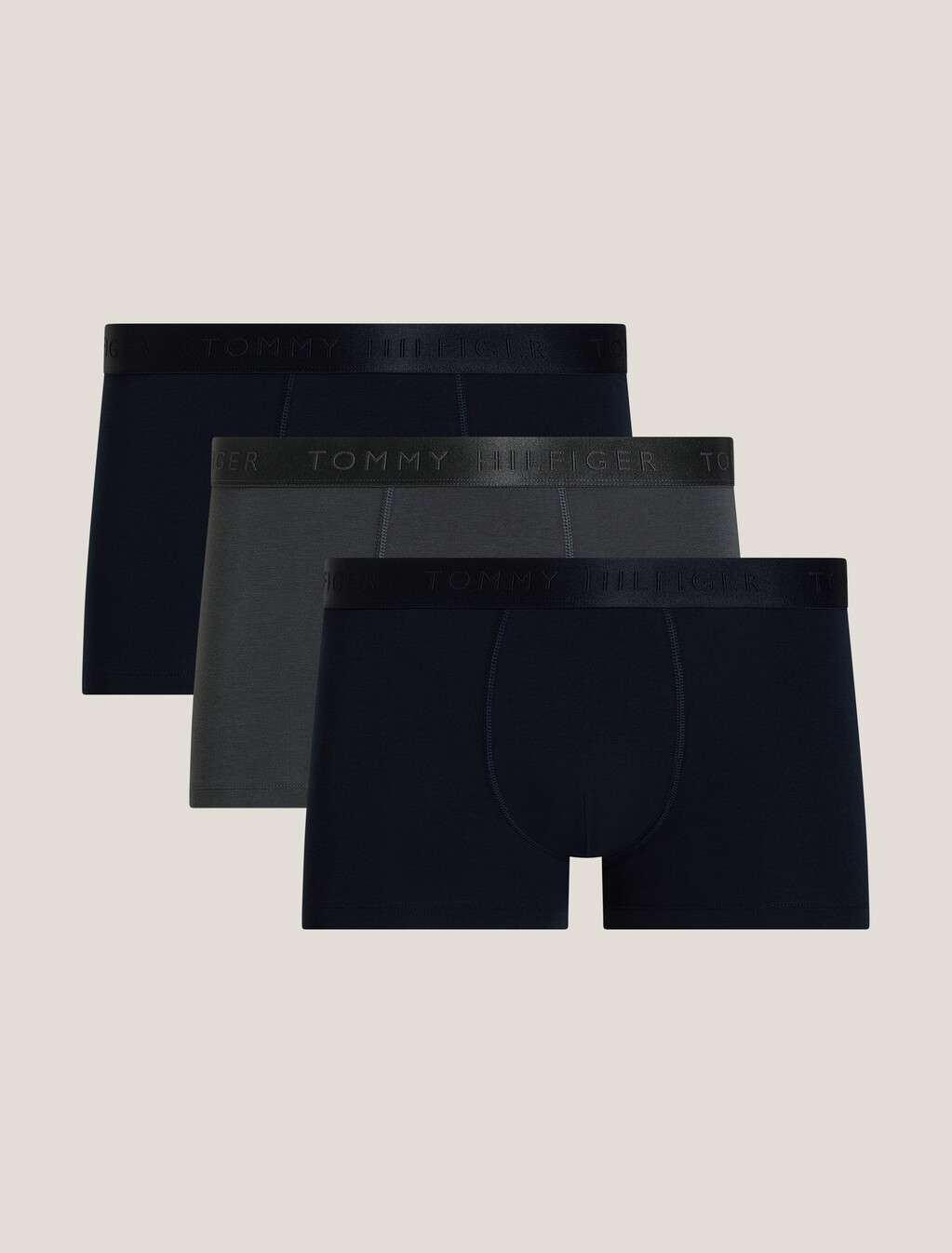 3-Pack Tonal Logo Trunks, Desert Sky/Dark Ash/Des Sky, hi-res