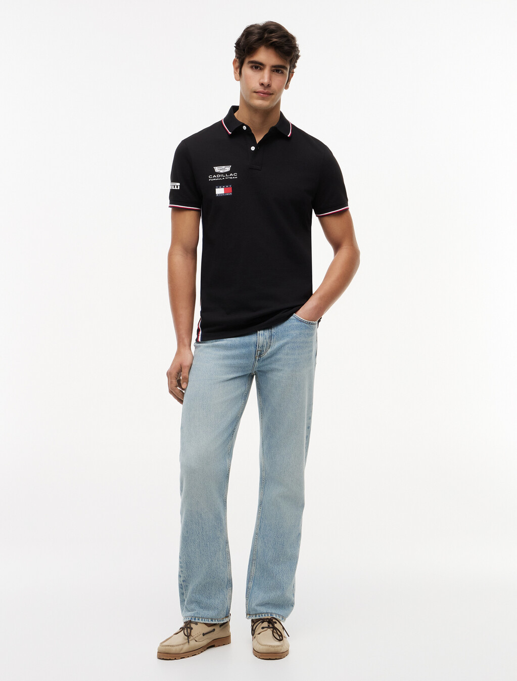 TH x Cadillac Formula 1&reg; Team Replica Polo Shirt, Black, hi-res