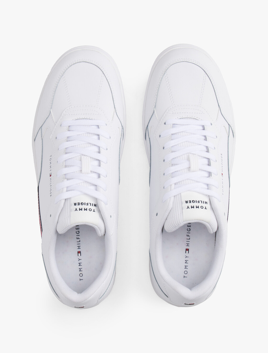 Cleat Basketball Trainers With Leather, White, hi-res