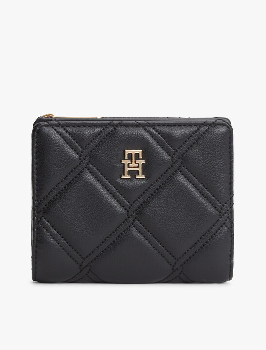 Quilted TH Monogram Bifold Wallet