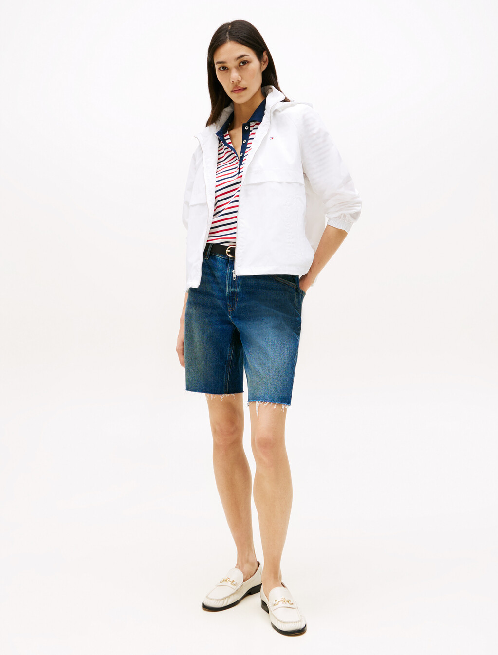 Nylon Lightweight Windbreaker, Th Optic White, hi-res