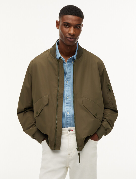 Packable Relaxed Bomber Jacket