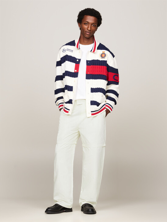 Tommy x Mercedes F1 x CR Logo Zip-Off Chinos