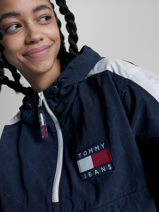 TOMMY JEANS X SMILEY® MONOGRAM POPOVER CHICAGO JACKET