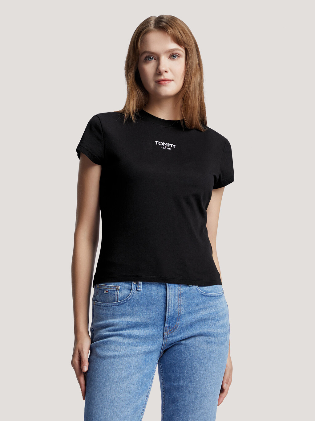 Corduroy Shirt Dress | black | Tommy Hilfiger Singapore