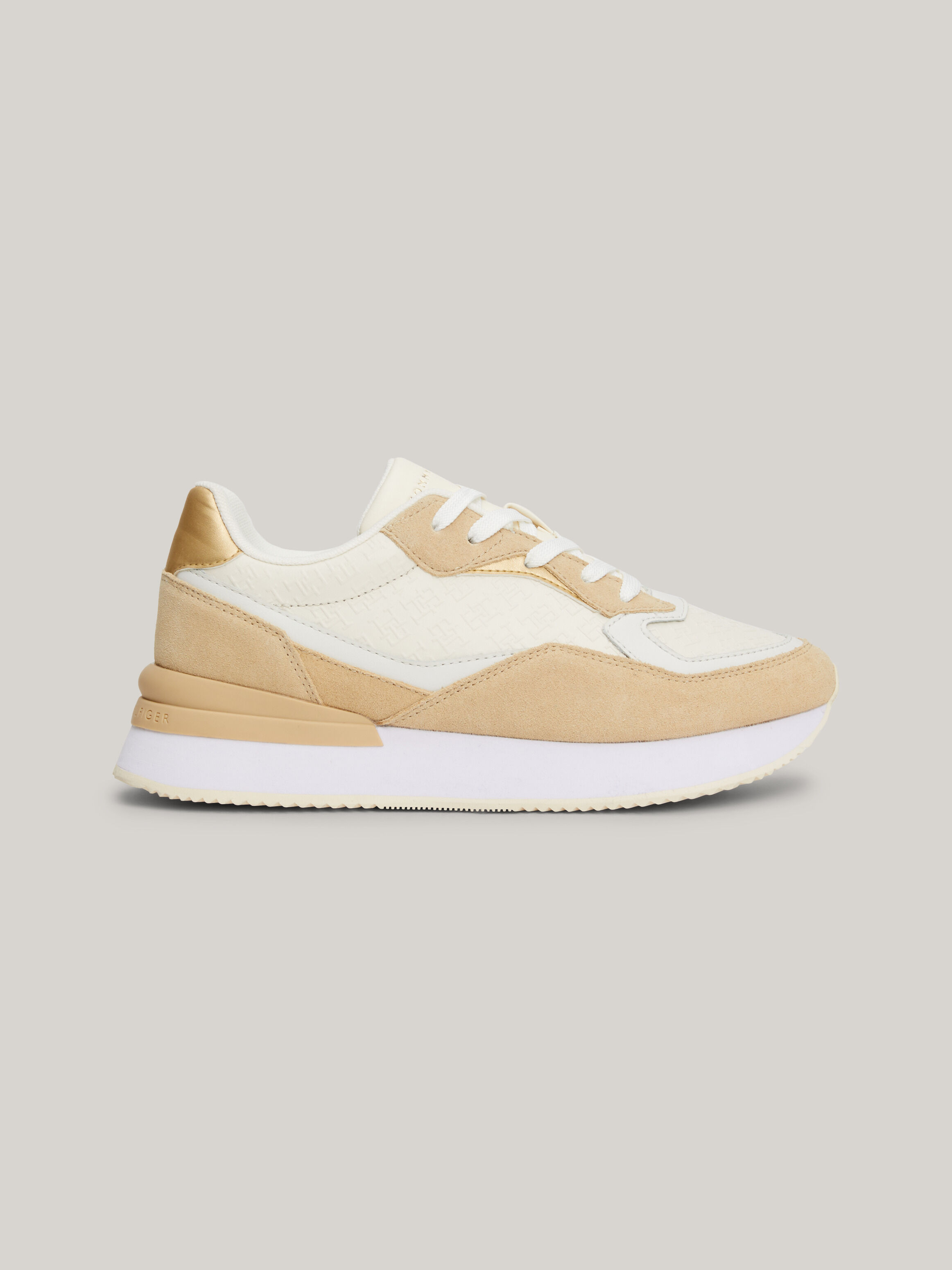 Tommy hilfiger dino leather hot sale trainer