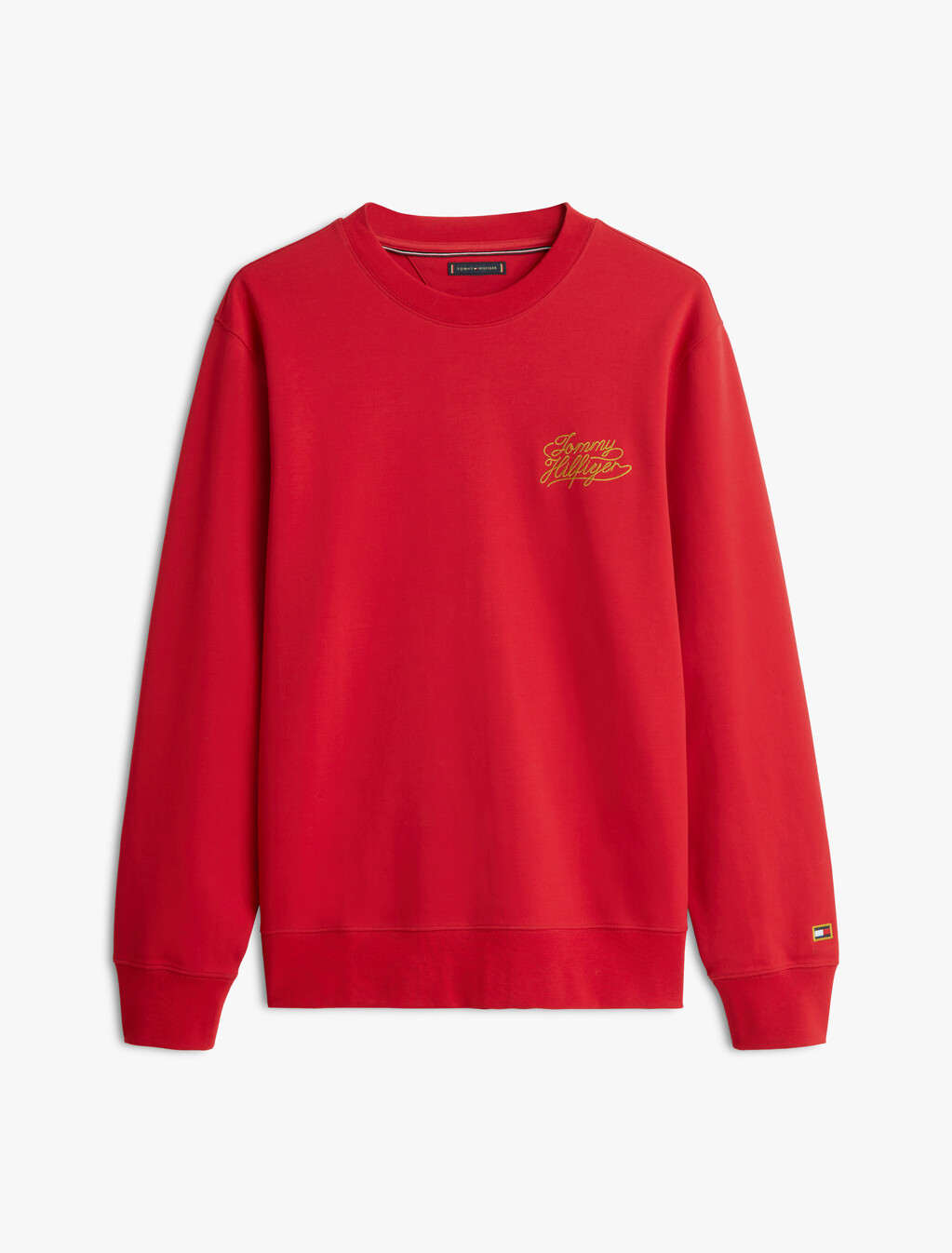 Heavy Twill Crewneck Sweatshirt, Arizona Red, hi-res