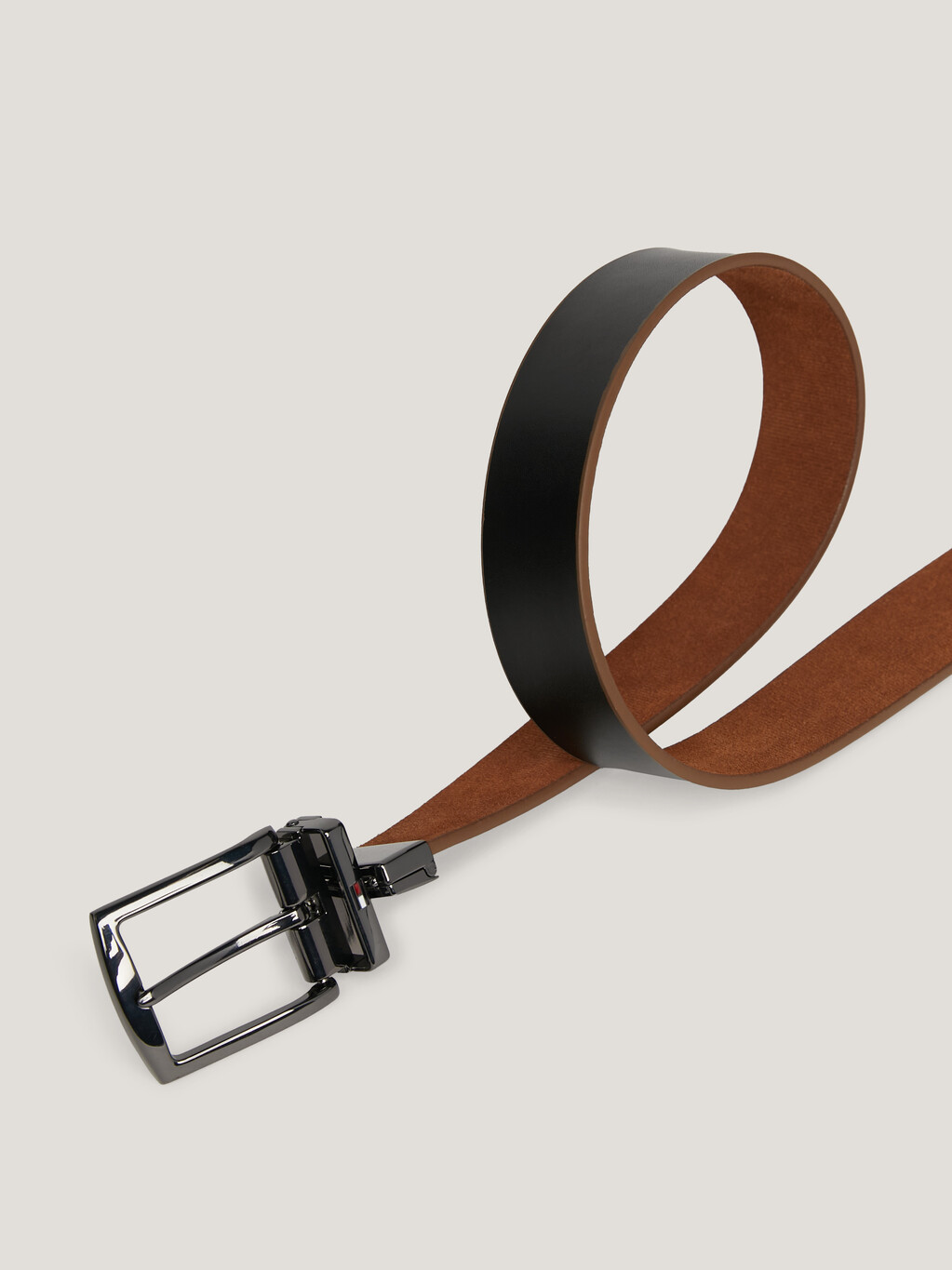 Denton Leather Reversible Belt, Cognac / Black, hi-res