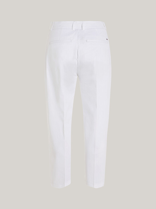 Cropped Straight Chinos