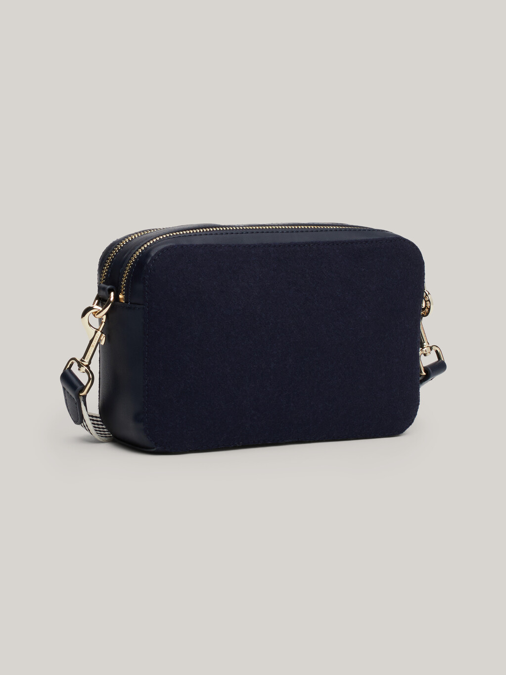 TH Monogram Wool Blend Camera Bag, Space Blue, hi-res