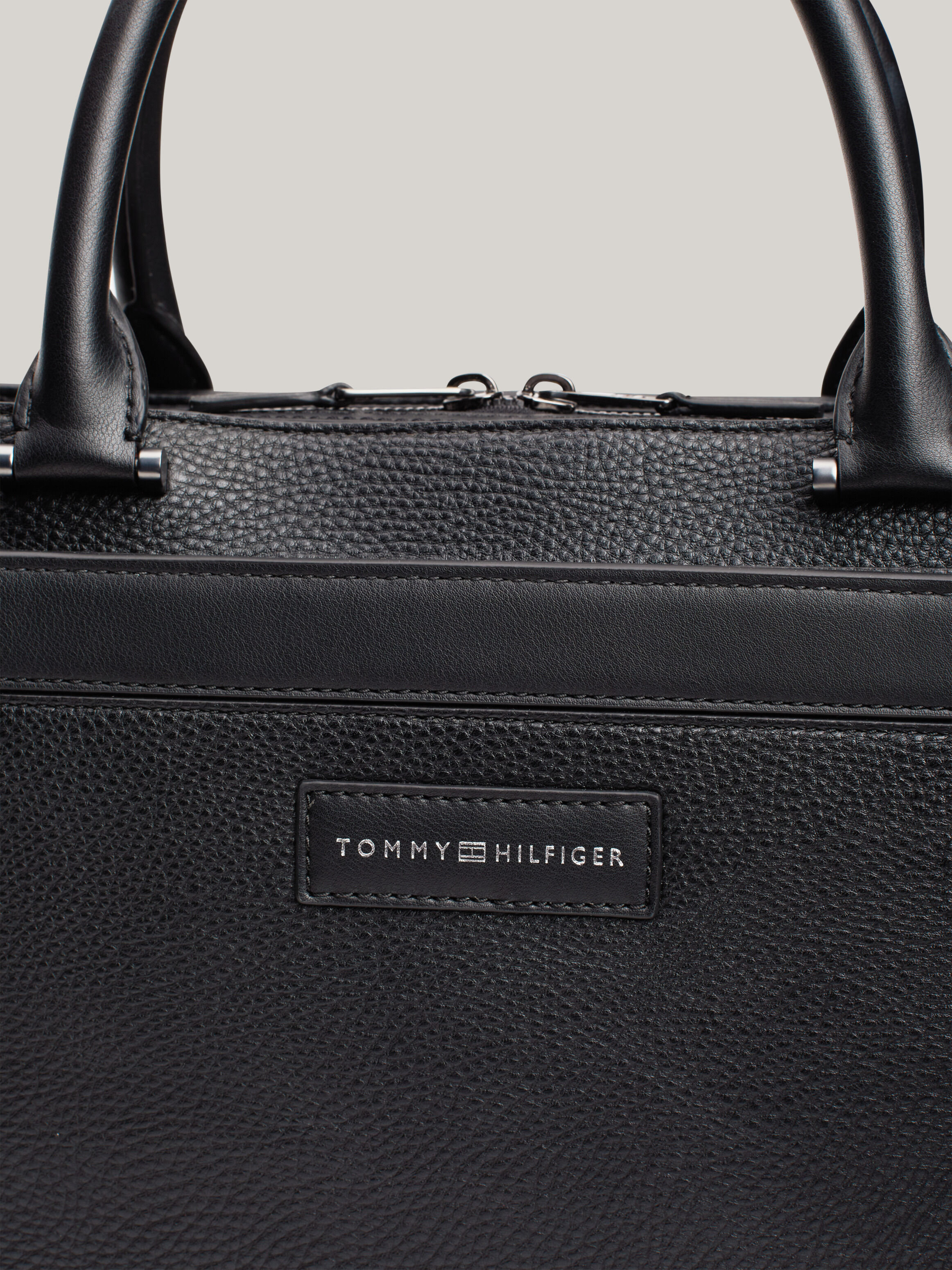 Tommy Hilfiger Th Business Slim Laptop Bag in Black