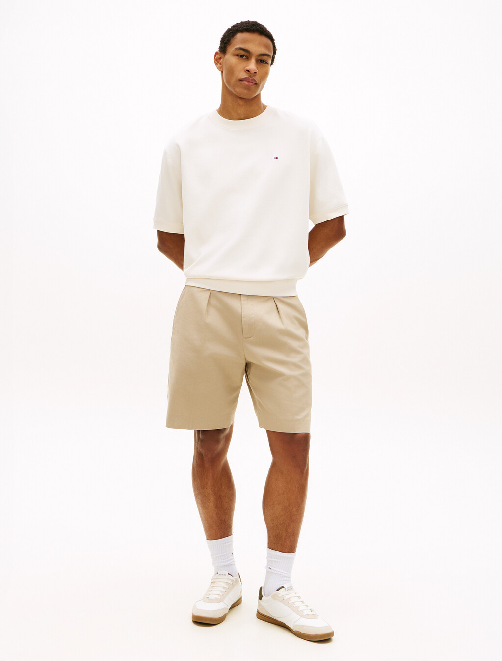 Double Knit Sweatshirt, Ivory Petal, hi-res