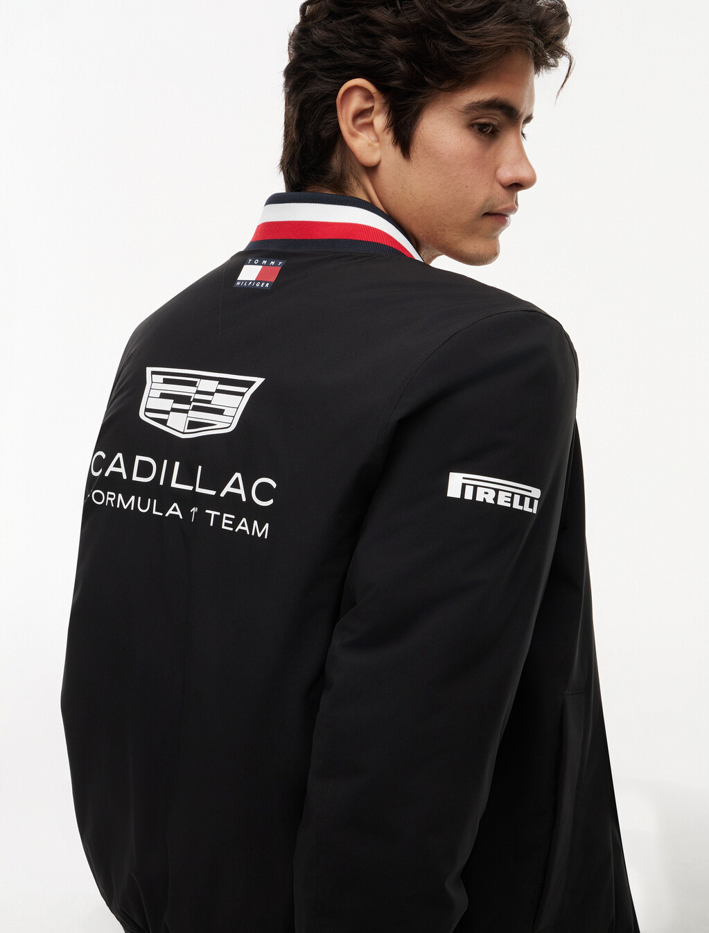 TH x Cadillac Formula 1&reg; Team Replica Varsity Jacket, Black, hi-res