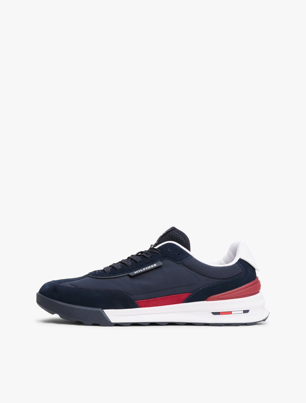 Retro Nylon Mix Runner Sneaker, Desert Sky, hi-res