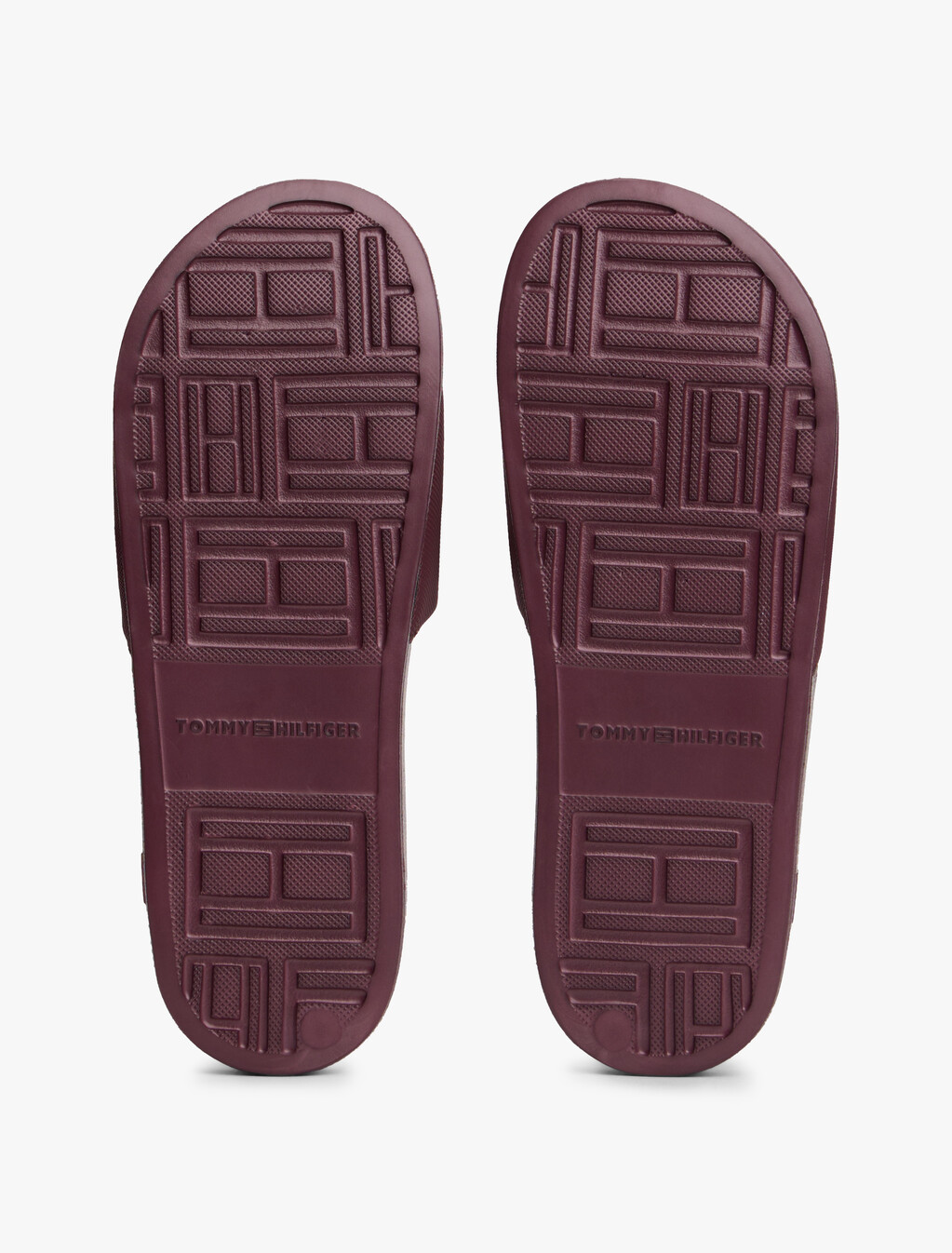 Textured Pool Slides, Deep Burgundy, hi-res