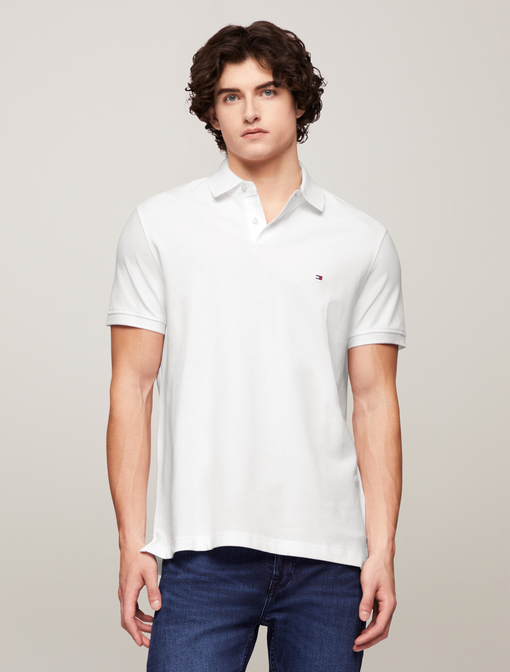 1985 Collection Regular Fit Polo, White, hi-res