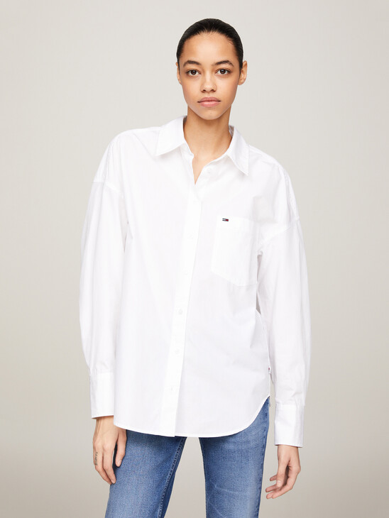 Oversized Script Logo Overshirt