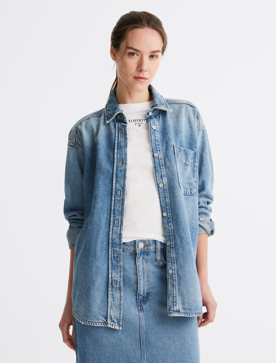 Relaxed Denim Overshirt