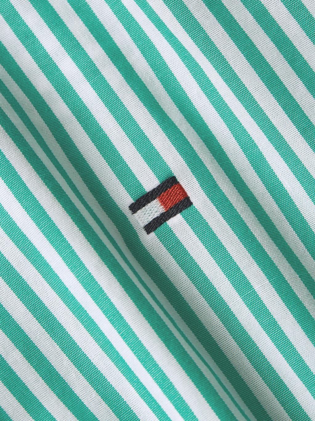 Essential Stripe Regular Fit Shirt, Ithaka Stp/ Olympic Green, hi-res