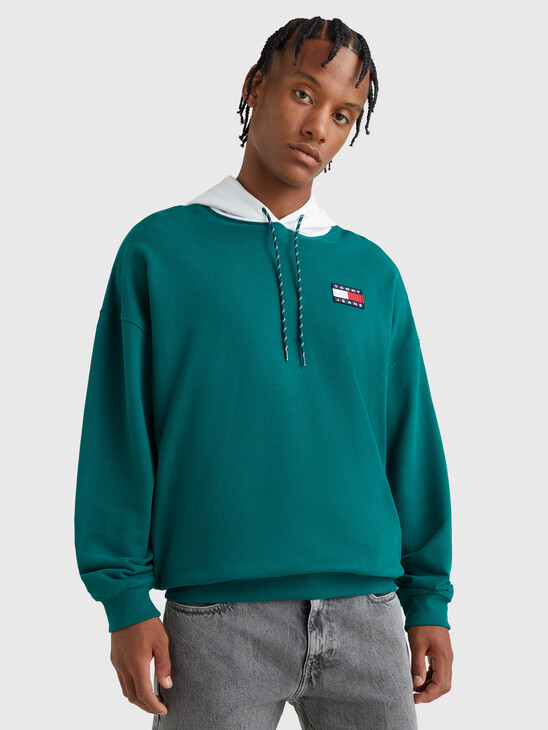 LOGO EMBROIDERY RELAXED FIT HOODIE