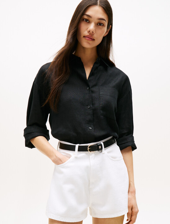 Asia Fit Linen Easy Shirt