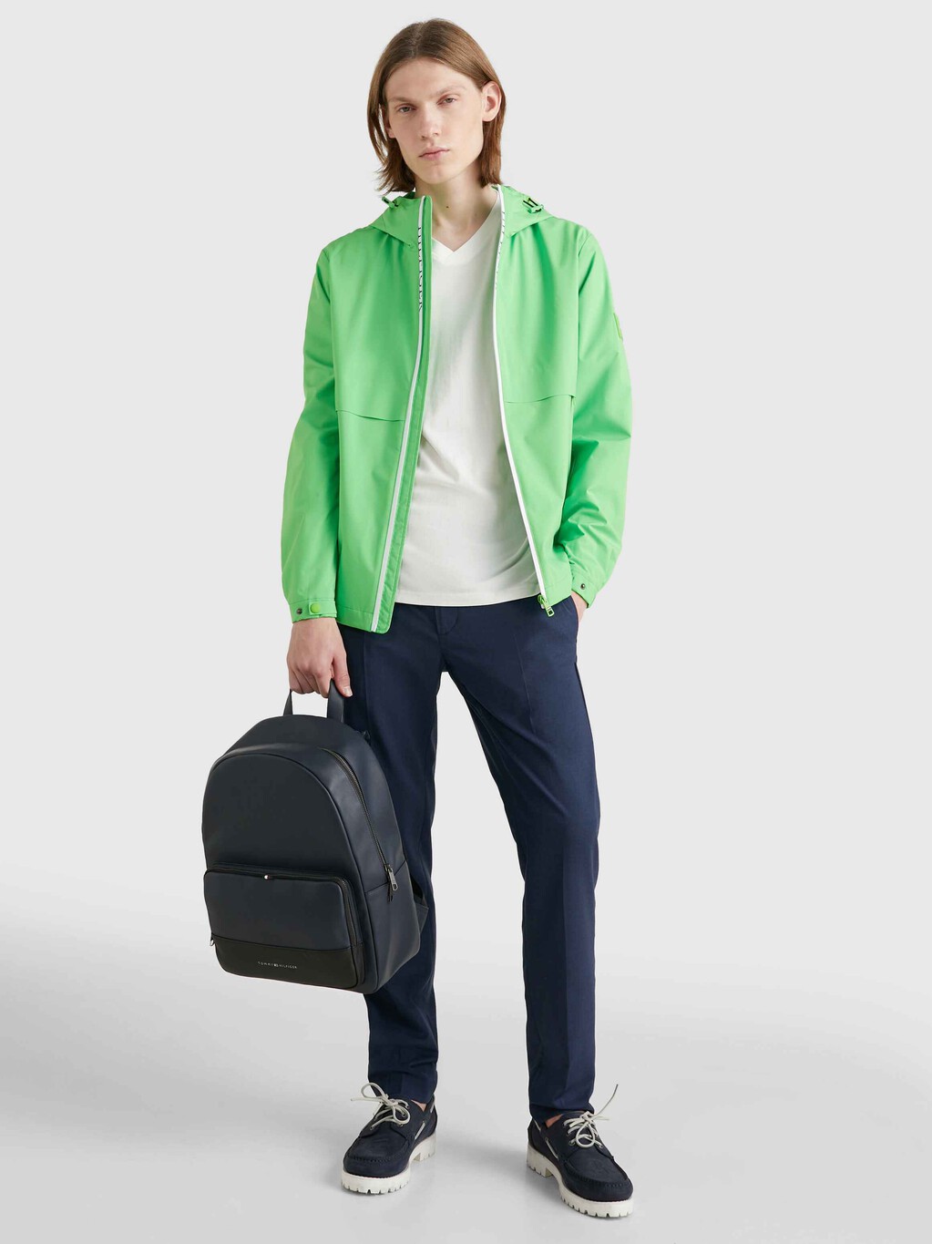 TH Protect Zip-Thru Hooded Jacket, Spring Lime, hi-res