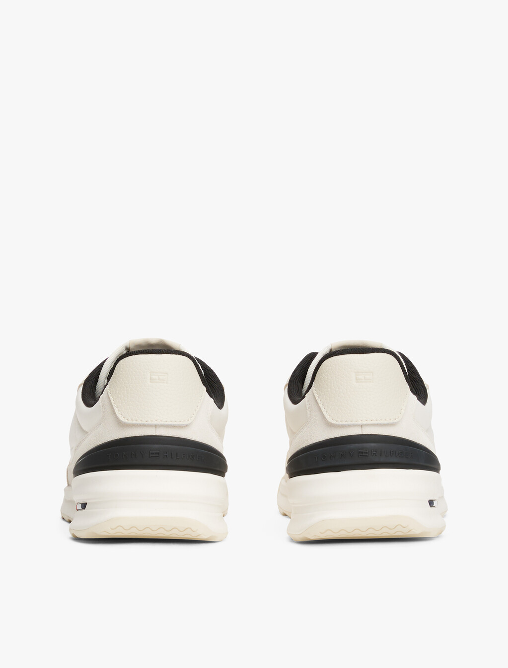 Retro Nylon Mix Runner Sneaker, Ivory Petal, hi-res