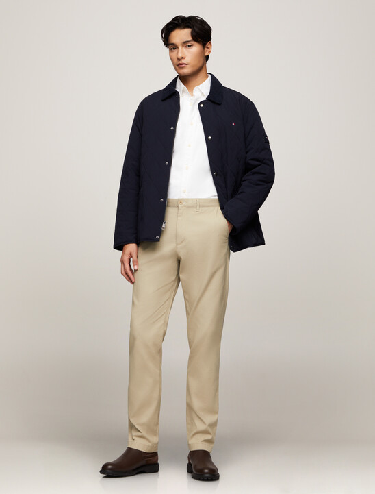Stretch Denton Straight Pant