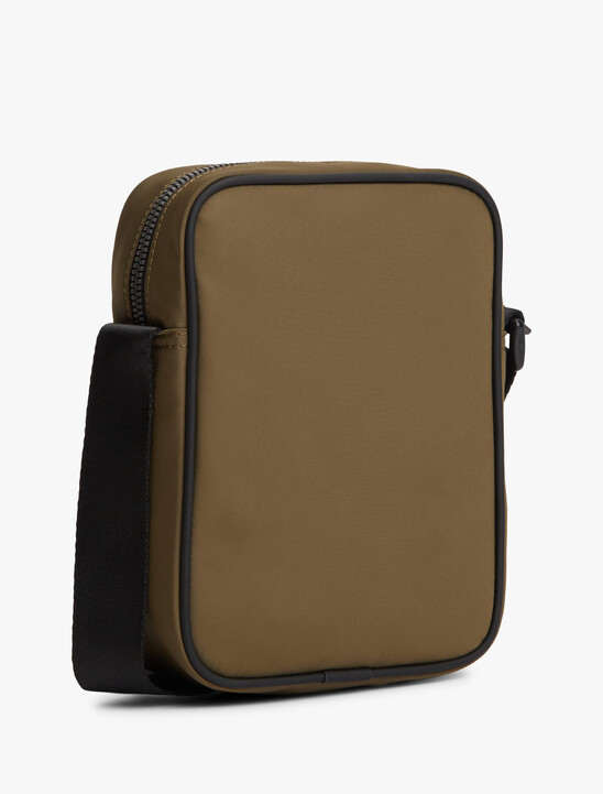 Metal Logo Crossbody Reporter Bag