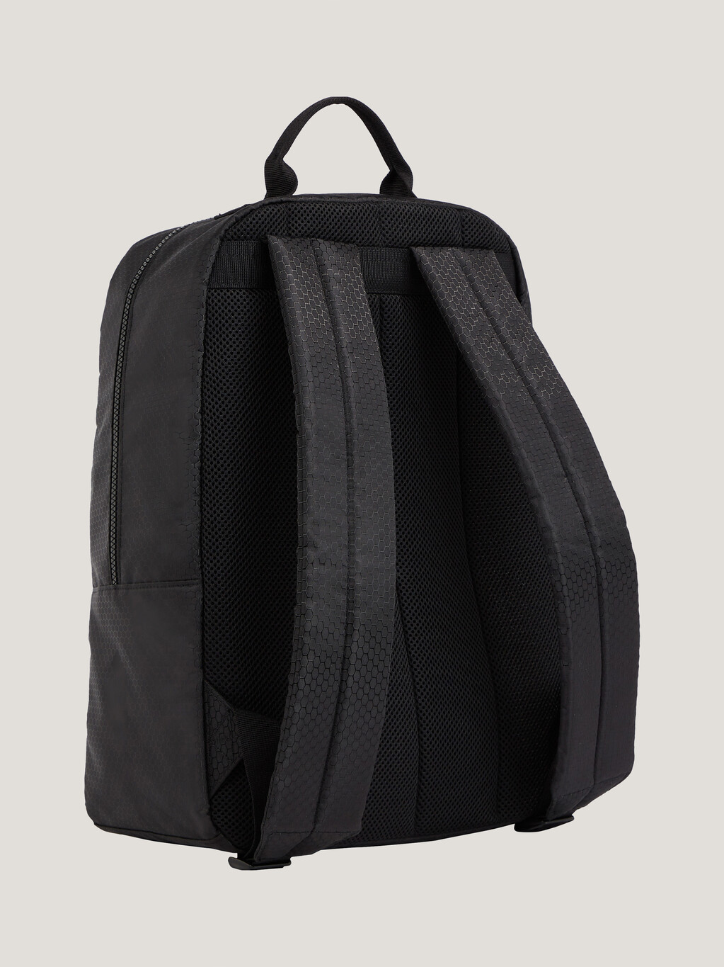 Toggle Cord Recycled Skateboard Backpack, Black, hi-res