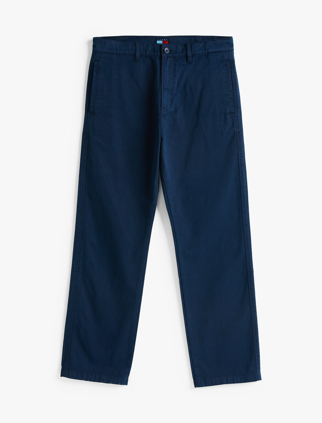 Cotton Twill Straight Leg Chinos, Dark Night Navy, hi-res