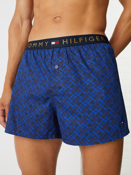 STRIPE ORGANIC COTTON BOXER SHORTS 