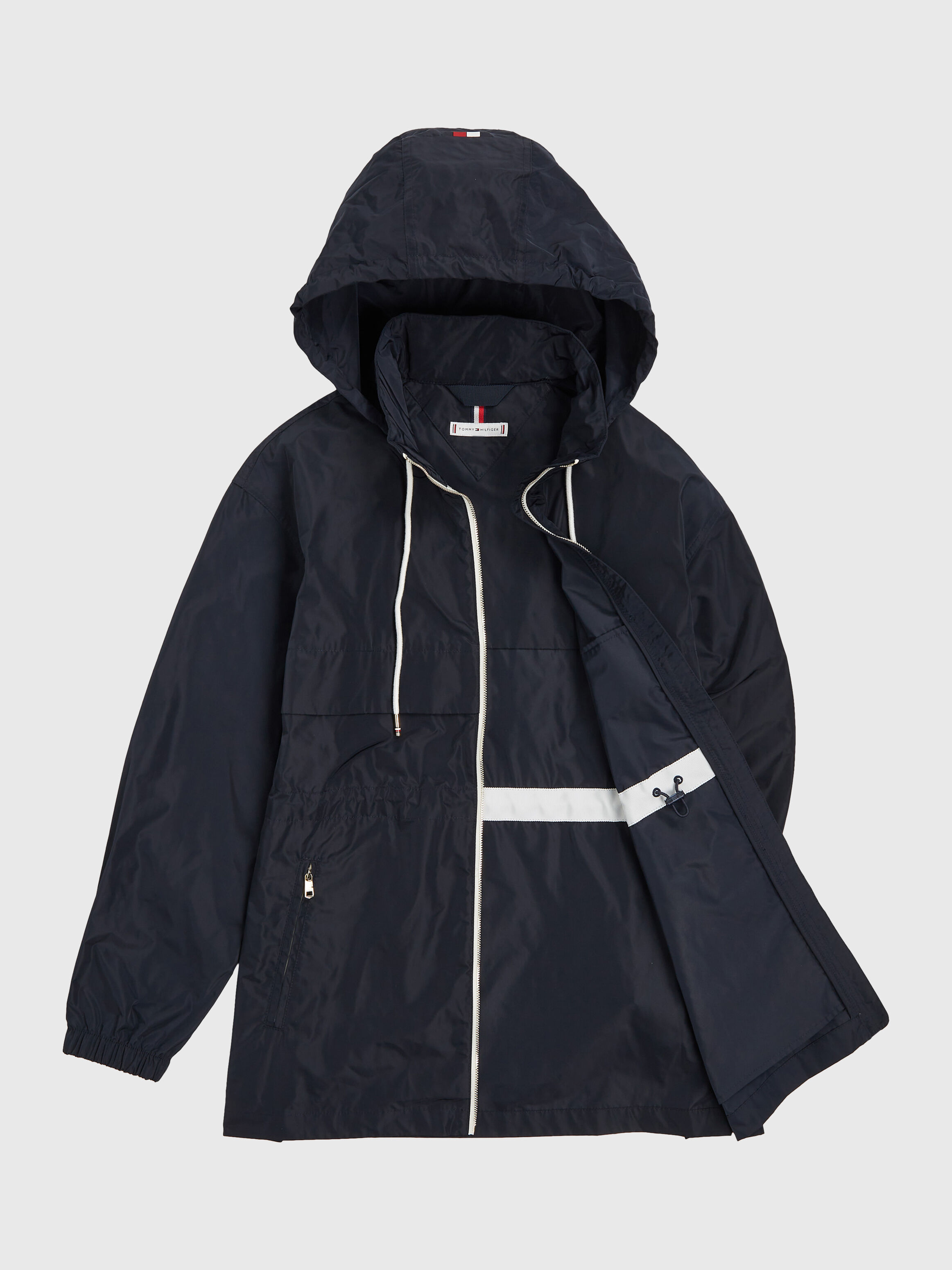 Red tommy cheap hilfiger windbreaker jacket