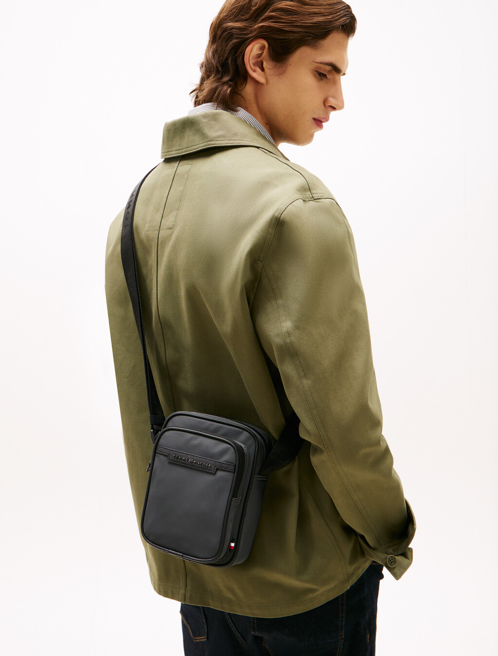 Mini Reporter Bag, Dark Grey, hi-res